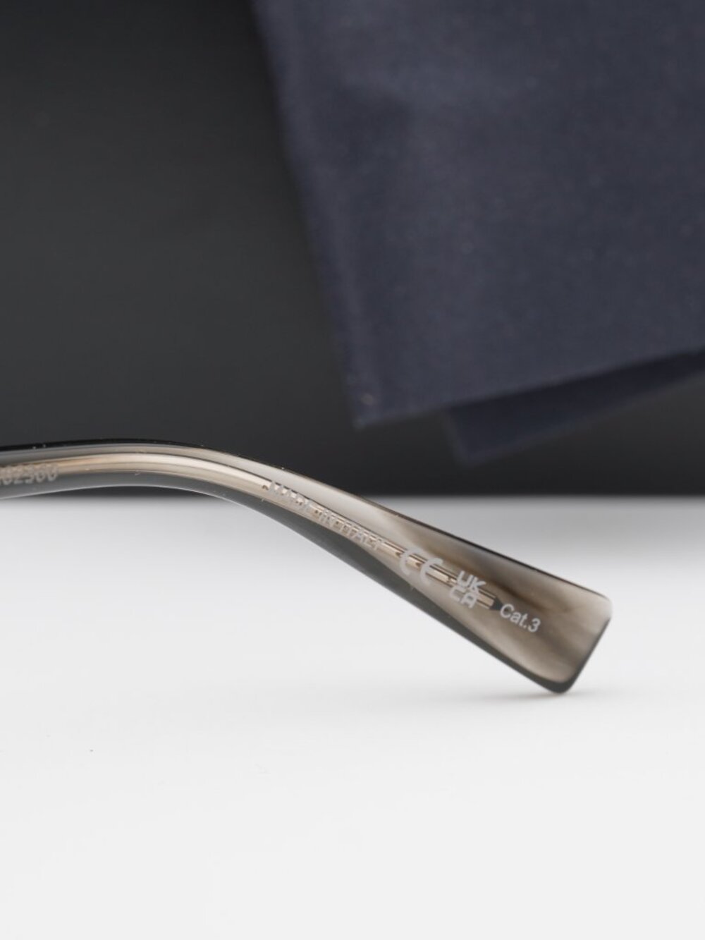 Saint Laurent SL609 CAROLYN 004 Aviator Sunglasses - Havana/Grey - Picture 9 of 11